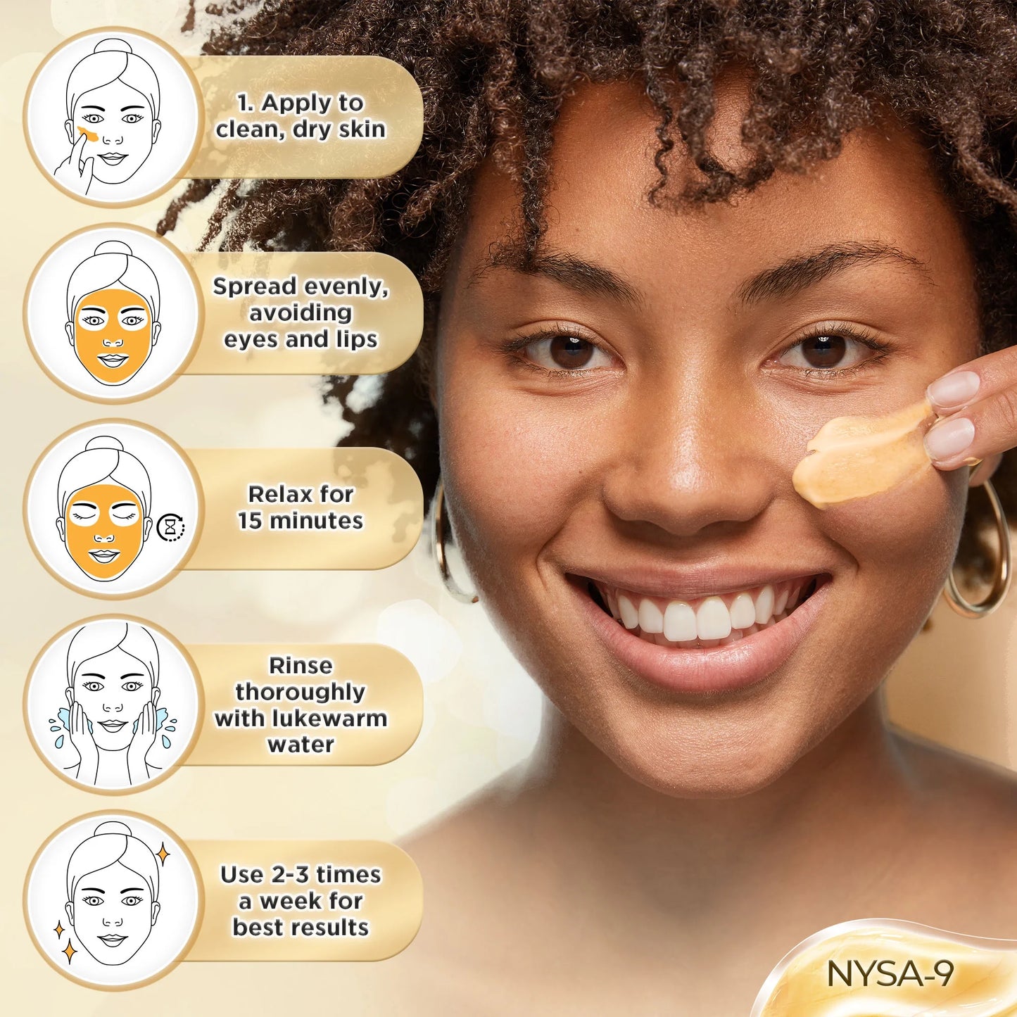 Turmeric Clay Face Mask with Bentonite