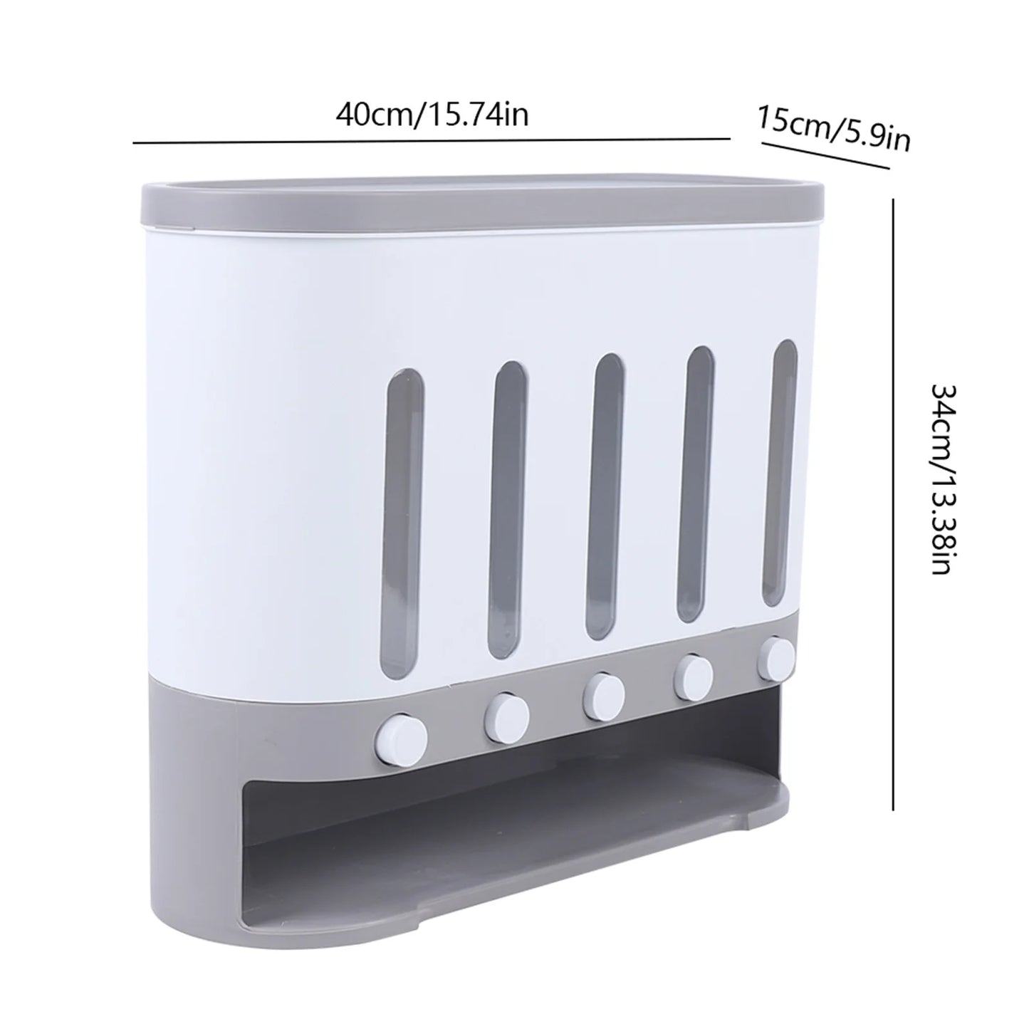 GrainMaster Wall-Mounted Cereal Dispenser