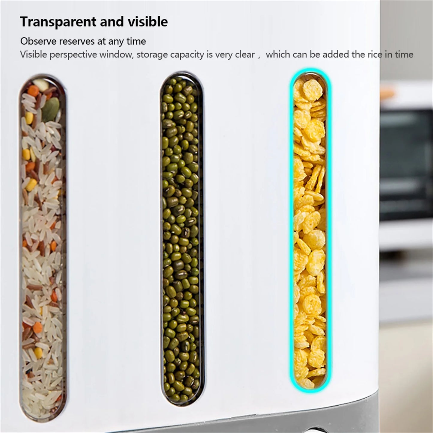GrainMaster Wall-Mounted Cereal Dispenser