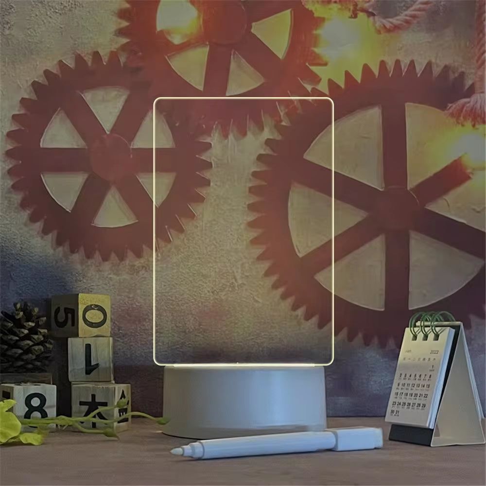 GlowWrite LED Message Night Light