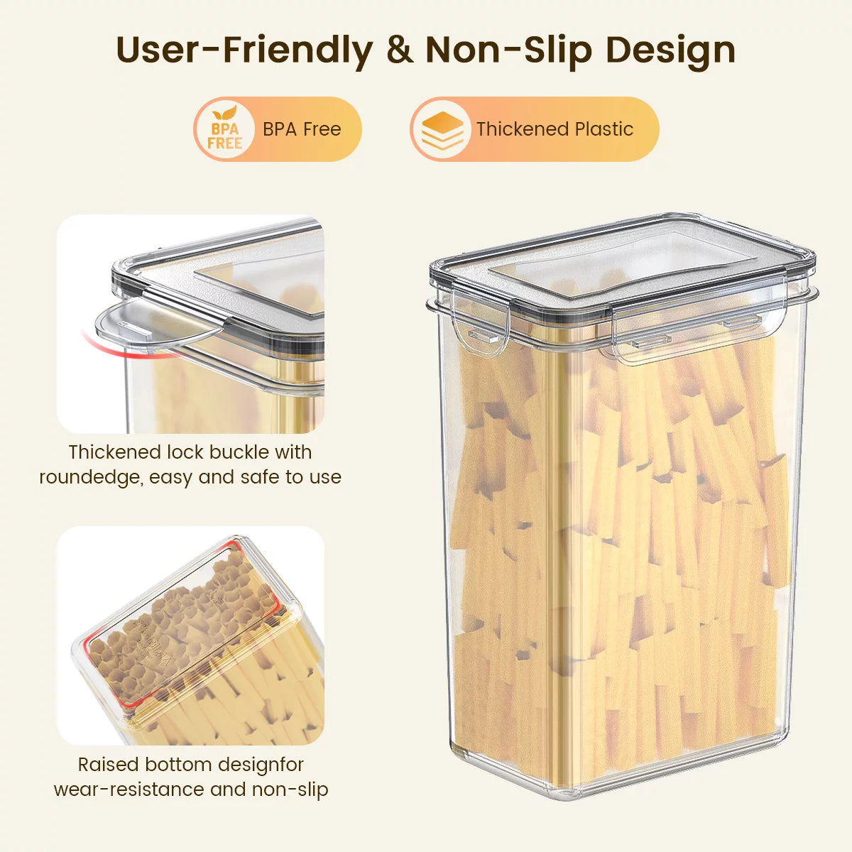 8PCS Airtight Food Storage Containers