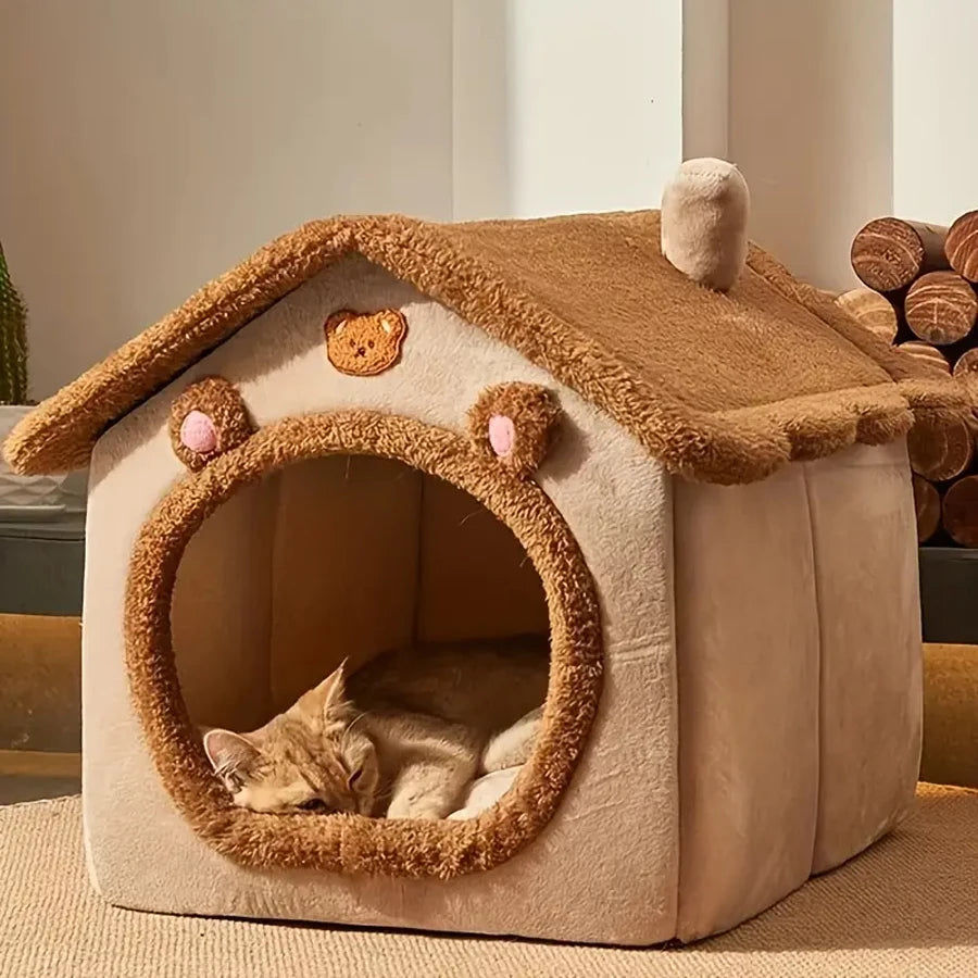 CozyNest Foldable Pet House