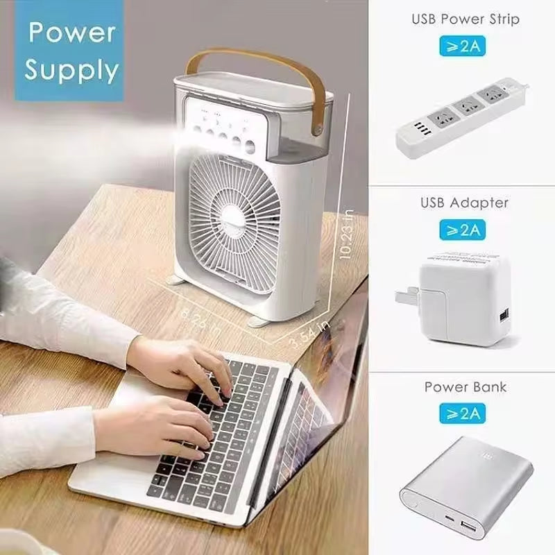 Water Mist Electric Fan 