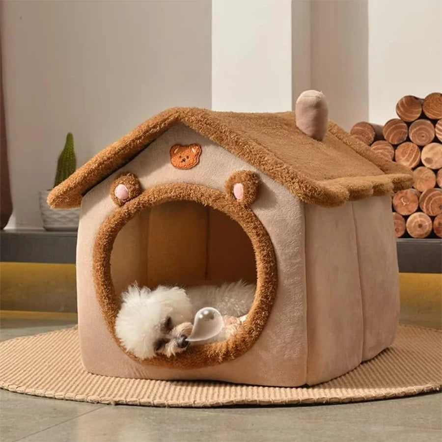 CozyNest Foldable Pet House