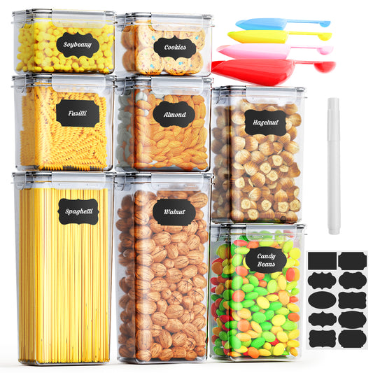 8PCS Airtight Food Storage Containers