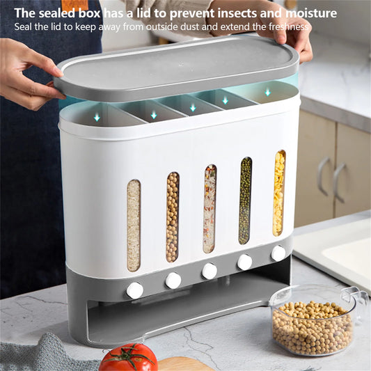 GrainMaster Wall-Mounted Cereal Dispenser